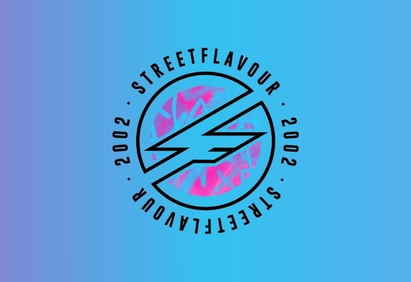 Logo StreetFlavour con fondo degradado