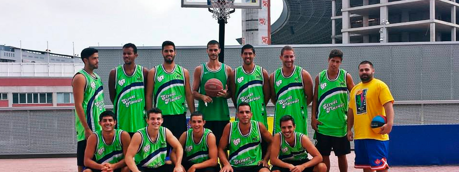 StreetFlavour realiza un showcase en el Gran Canaria Arena durante la promoción del Mundial de Baloncesto 2014
